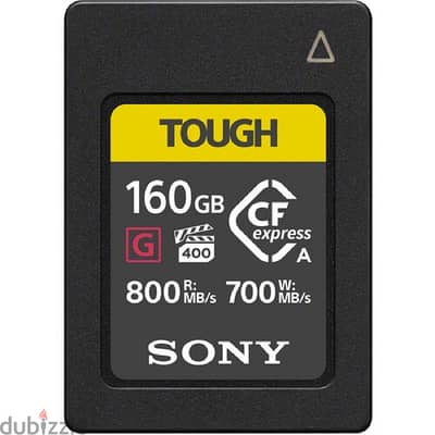 sony 160gb cfexpress type a tough memory card