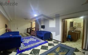 Furnished apartment for rent, 120 m, El Shatby (directly on the tram)