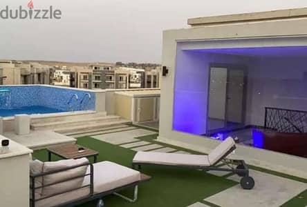 بنتهاوس استلام فوري303م في جاليريا التجمع الخامس بالتقسيط+Private Pool