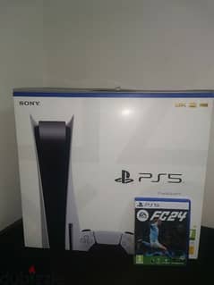 PS5 (CD VERSION) USED 6 months warranty + EA FC 24 0