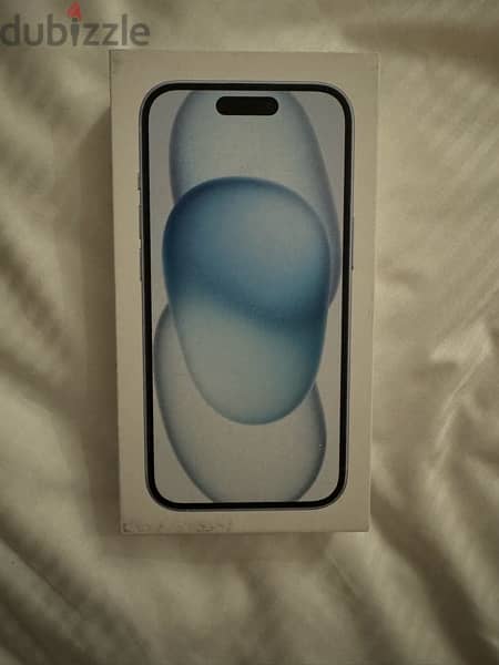 iphone 15 128GB new and sealed blue color 1