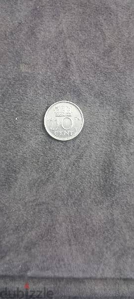 10 سنت للملكة جوليانا 1974 2