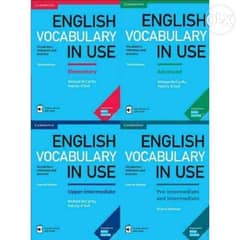 English vocabulary in use - 4 books series