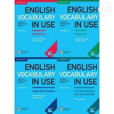 English vocabulary in use - 4 books series