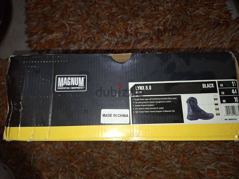 Magnum Lynx 8.0 Side Zip Black Safety Boot 3