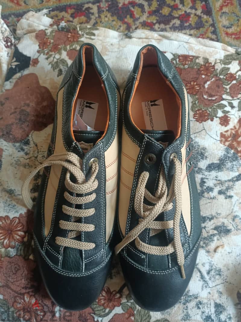 حذاء رجالي إيطالي مقاس Italian men's shoes size 42 جلد طبيعي 7