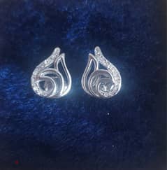 Silver earrings 0