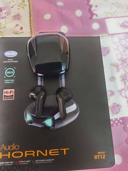 Earbuds Recci RT12 gaming ايربودز 4