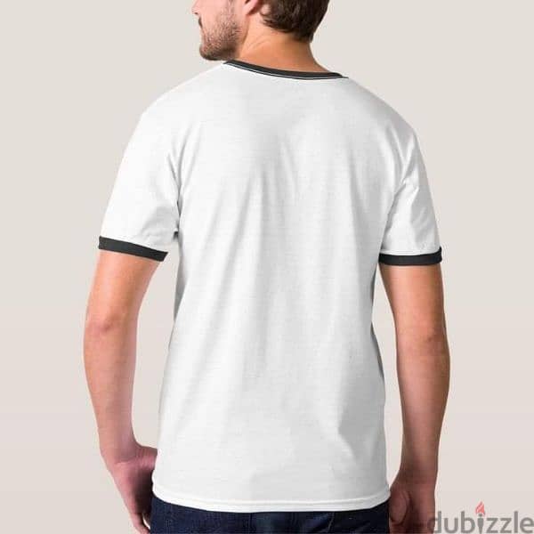 Men's Basic Ringer T-Shirt. 1