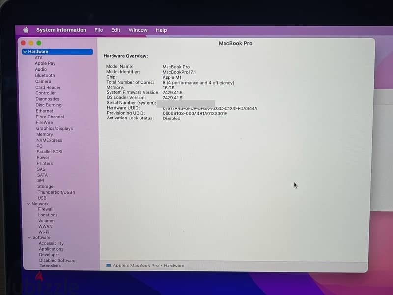 Apple Macbook Pro 13” 2020 M1 16G/256G 2