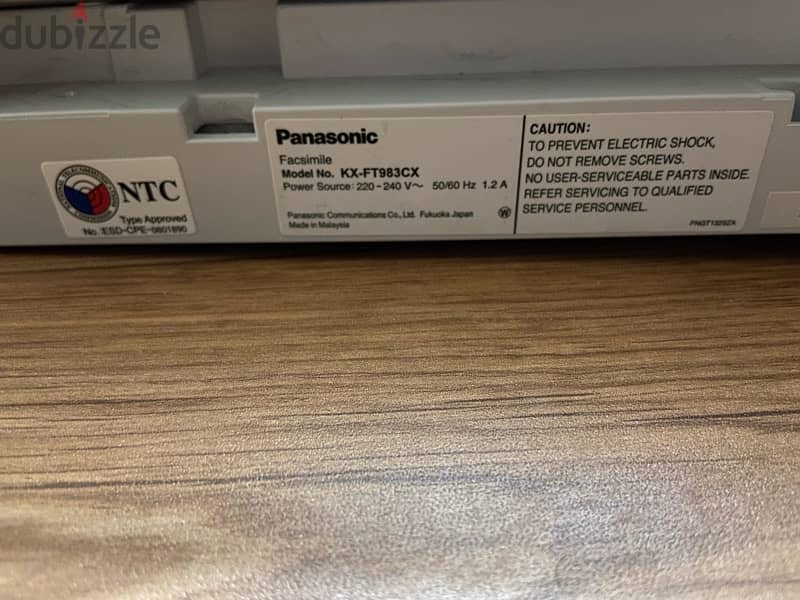 Panasonic fax and printer 2