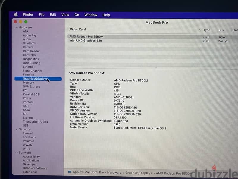 MacBook Pro (16-inch, Ram 16GB, Core i9, SSD 1t, VGA 4GB,2019)) 10
