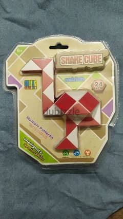 مكعب روبيك ثعبان snake Cube لتنمية مهارات الأطفال 0