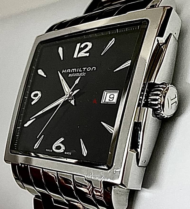 Original AUTOMATIC HAMILTON Swiss Made OverSize Watch بحاله الجديده 0