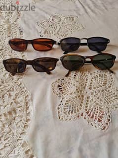4 Original sun glasses , very good condition