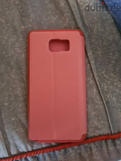 Samsung Galaxy Note 5 Pink Color Flip Cover