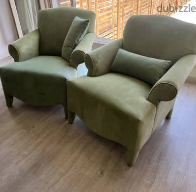 كرسيين كلاسيك - Amr Chairs set