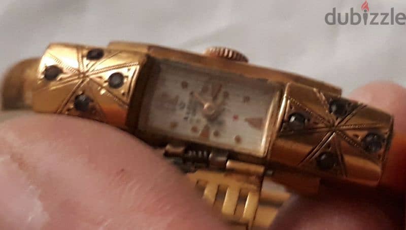 1950 gold plated ALPHA watch 2
