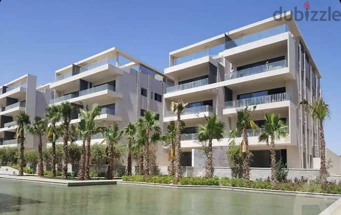 شقة للبيع ريسيل في ليك فيو ريزدينس 2 ارضي بجاردن 145م بمقدم 3,750,000 5