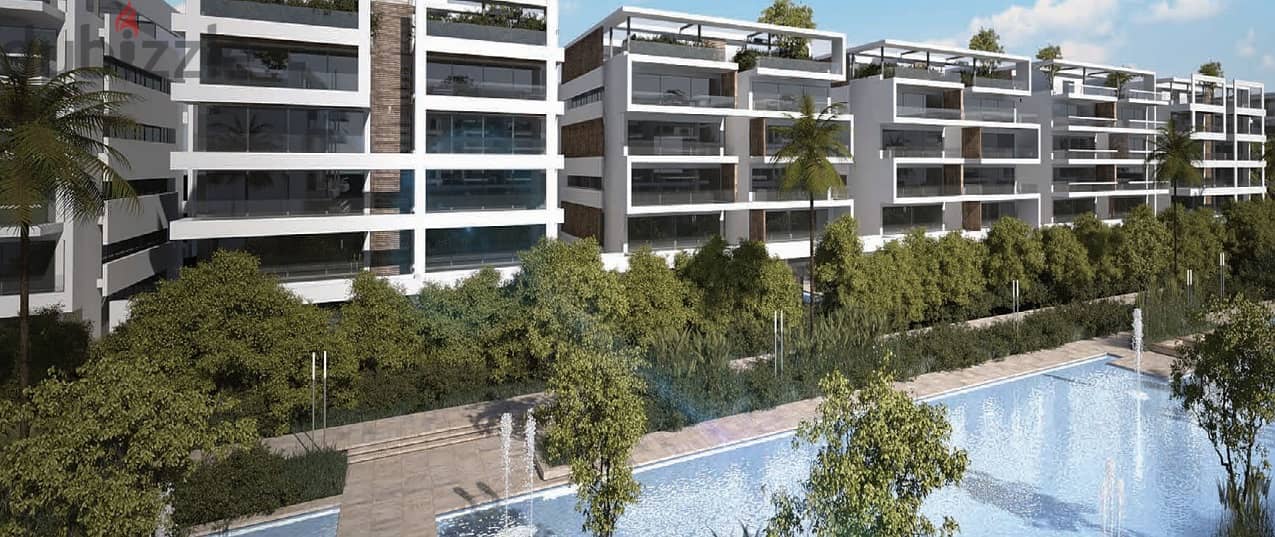 شقة للبيع ريسيل في ليك فيو ريزدينس 2 ارضي بجاردن 145م بمقدم 3,750,000 7