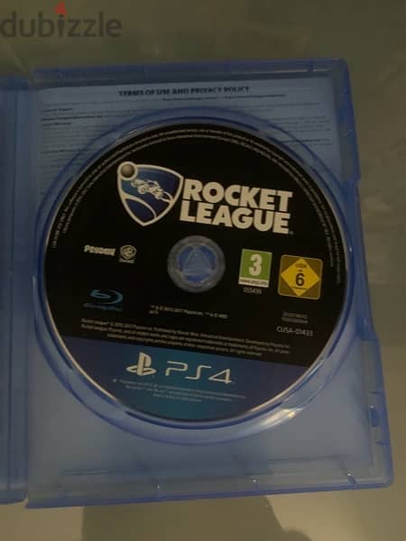 rocket league CD ps4 used 3