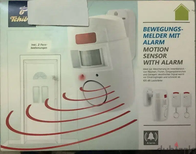 Motion Sensor with Alarm جهاز انذار للحماية