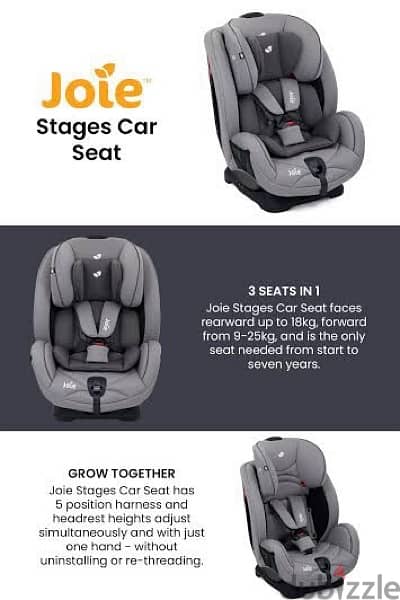 Joie Baby Car Seat  Stage - Grey 6