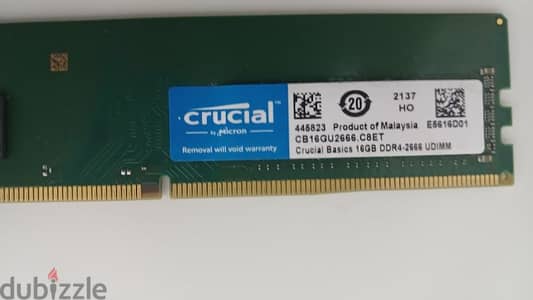 Crucial ram ddr4 16gb 2666 راما