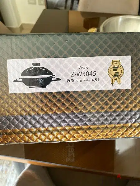 ووك زيبتر ٣٠ سم ٤. ٥ لتر Zepter Wok 30 cm 4.5L