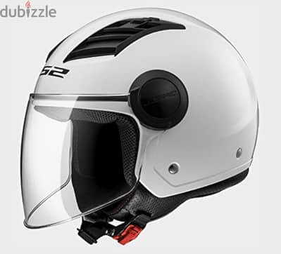 LS2 Airflow jet scooter helmet, large , white