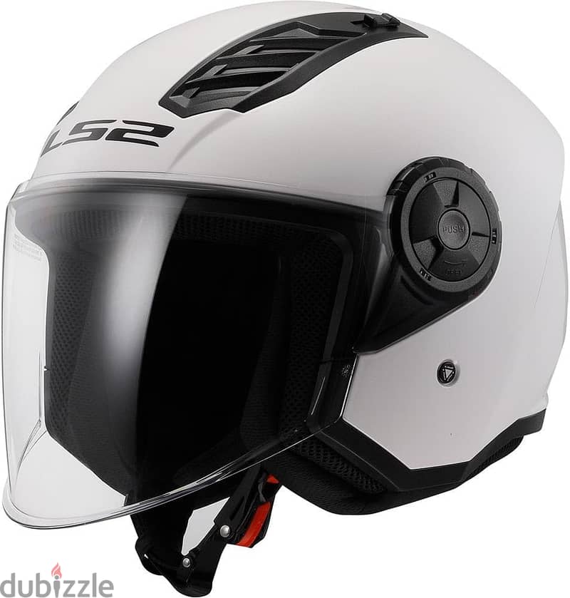 LS2 Airflow jet scooter helmet, large , white 1