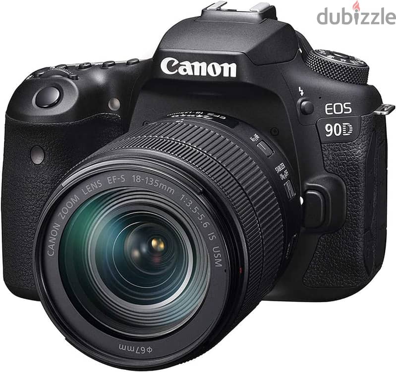 Canon 3616C016 90D Digital SLR Camera with 18-135 IS USM Lens - Black 10
