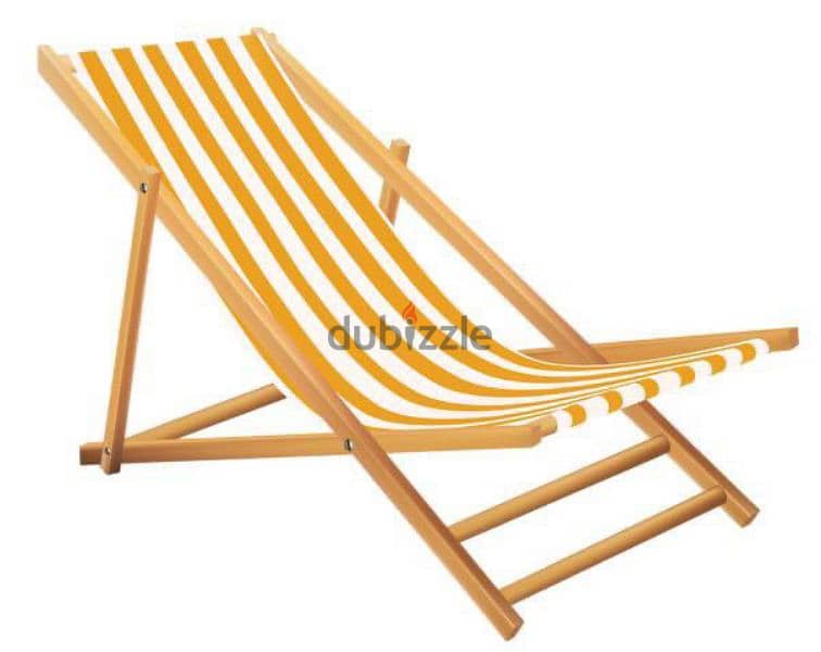 كرسي بحر Beach chair كرسي الحديقه Garden chair كرسي لحمام السباحة 0