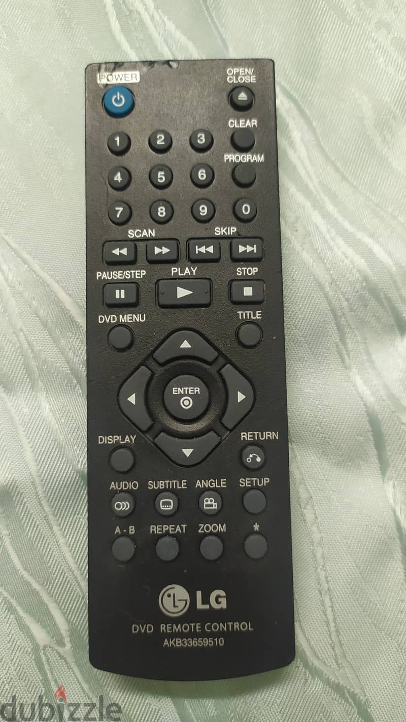 LG remote for multimedia speaker and DVD 1