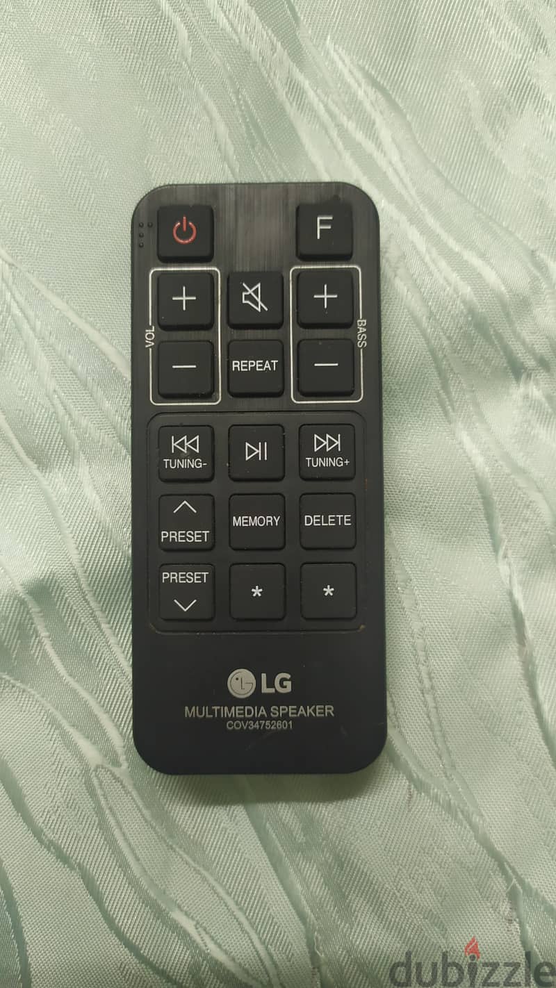 LG remote for multimedia speaker and DVD 3