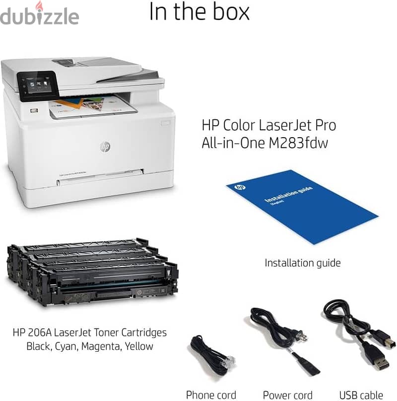 Printer HP Color LaserJet Pro MFP M283fdw 11
