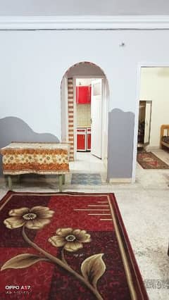 شقة مفروشة للإيجار عرب المعادي 3 غرف و صاله