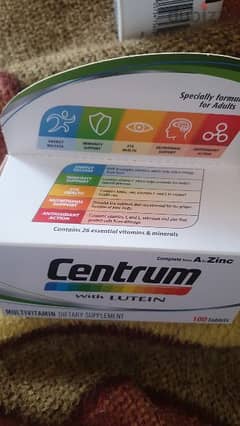 centrum with luten imported