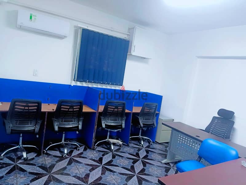مكتب مفروش  work space للايجار شامل كل شىء بمدينة نصر مكرم عبيد 12