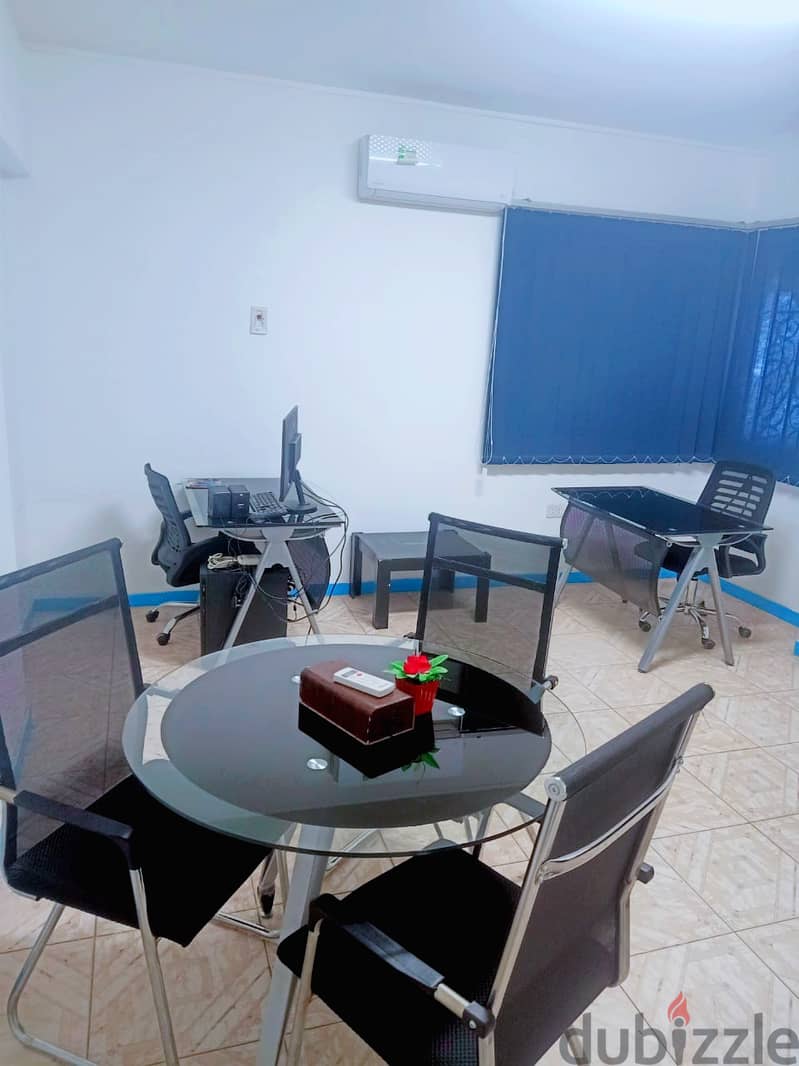 مكتب مفروش  work space للايجار شامل كل شىء بمدينة نصر مكرم عبيد 17