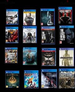 ps4 or ps5 used games for selling or exchanging