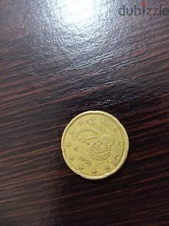 20يورو سنت اسباني 1999