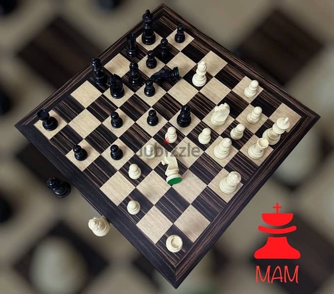 German knight chess ( MAM ) brand شطرنج فائق الجوده 6
