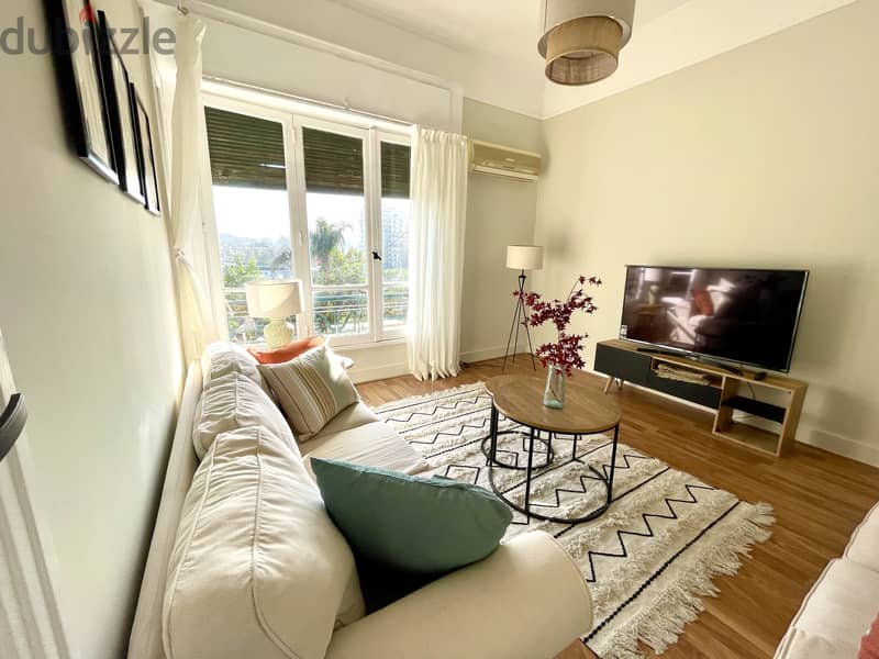 Long term renovated apartment overlooking the nile 1