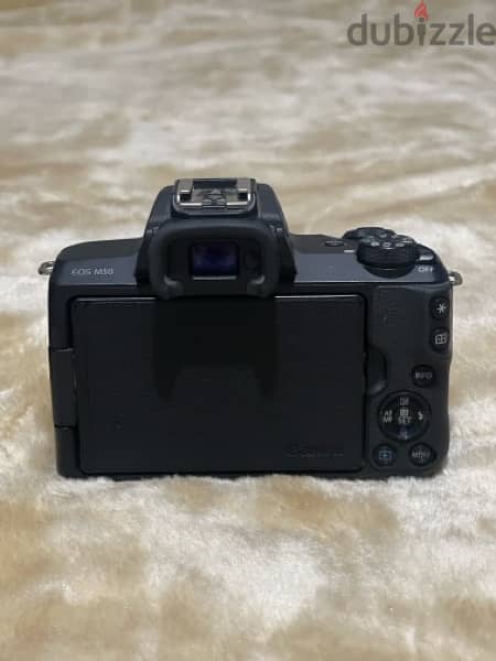 camera canon m50 With lens 50mm 1.8f STM & flash Godox TT680c 5