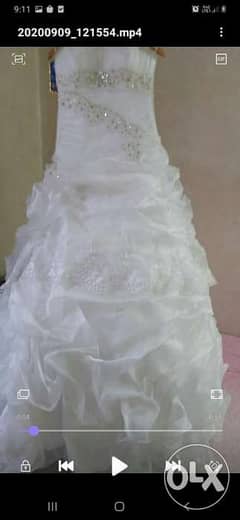 فستان زفاف تم شراءة من تركيا بالتيكت 0