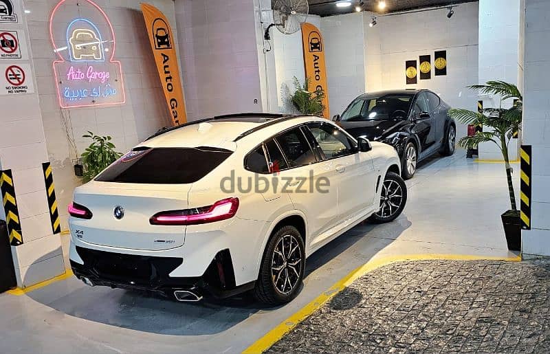 افضل سعر في مصر  BMW X4 m sport 2024 زيرووو ابيض فرش جلد احمرر 1