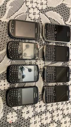 blackberry phones for parts or decorating