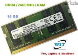 16GB DDR4 2Rx8 PC4-, PC4-2666V (BUS: 2666MHz), Samsung, رام 0