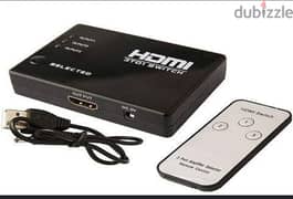 منفذ HDMI التبديل محدد المحول فاصل المحور + جهاز التحكم عن بعد ل Ps3